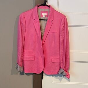J. Crew Pink Tailored Blazer